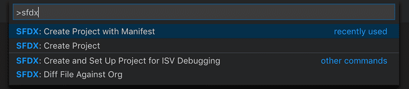 fig: Salesforce VS code project creation fig: Salesforce VS code project creation