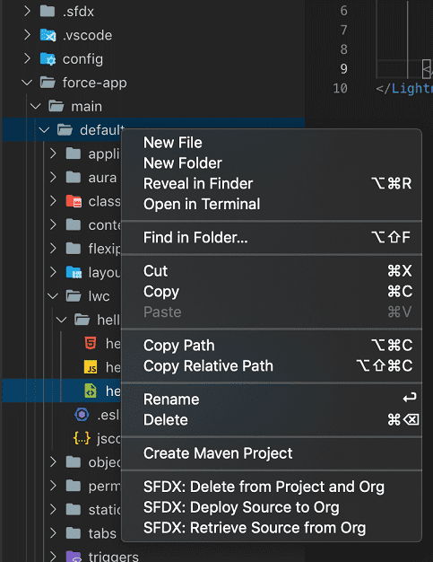 fig: Right click Deploy